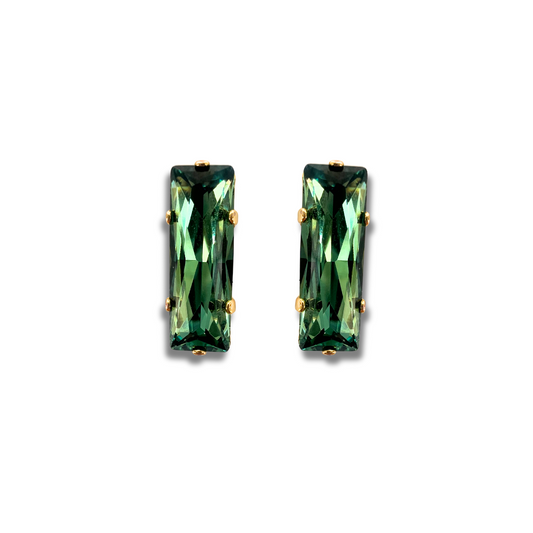 BAGUETTE STUD EARRINGS | ERINITE
