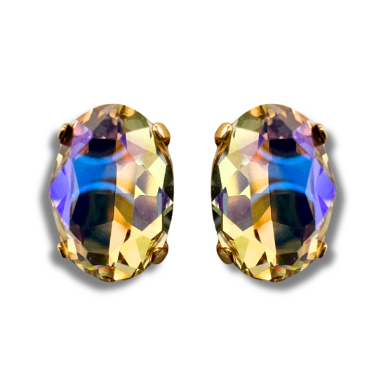 OVAL STUD EARRINGS | SUNRAY