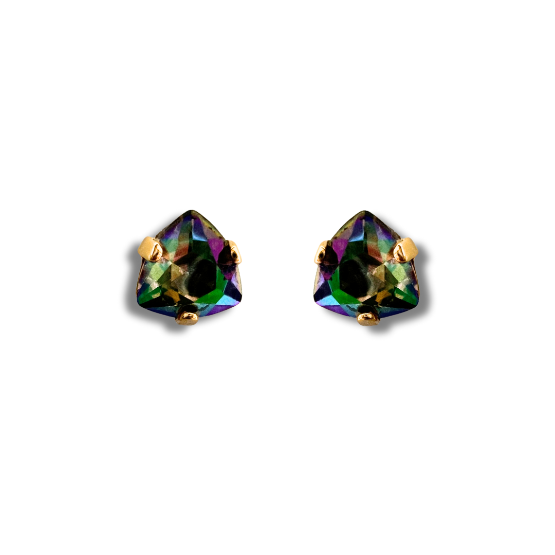 TRILLION STUD EARRINGS | PEACOCK