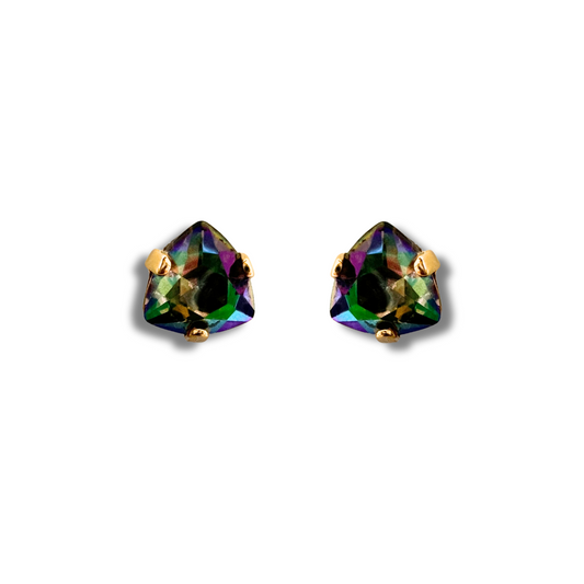 TRILLION STUD EARRINGS | PEACOCK