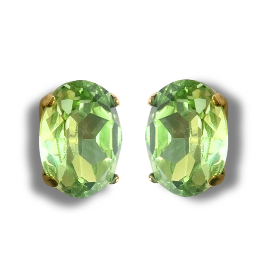 OVAL STUD EARRINGS | MINT