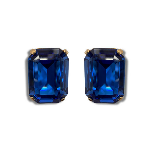 OCTAGON STUD EARRINGS | ELECTRIC