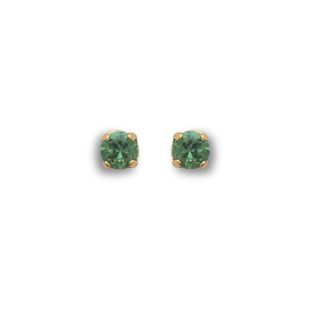 ROUND SMALL STUD EARRINGS | ERINITE