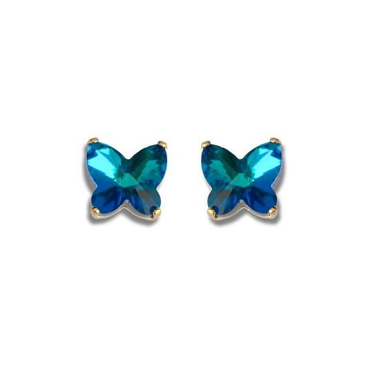BUTTERFLY STATEMENT STUD EARRINGS | OCEAN
