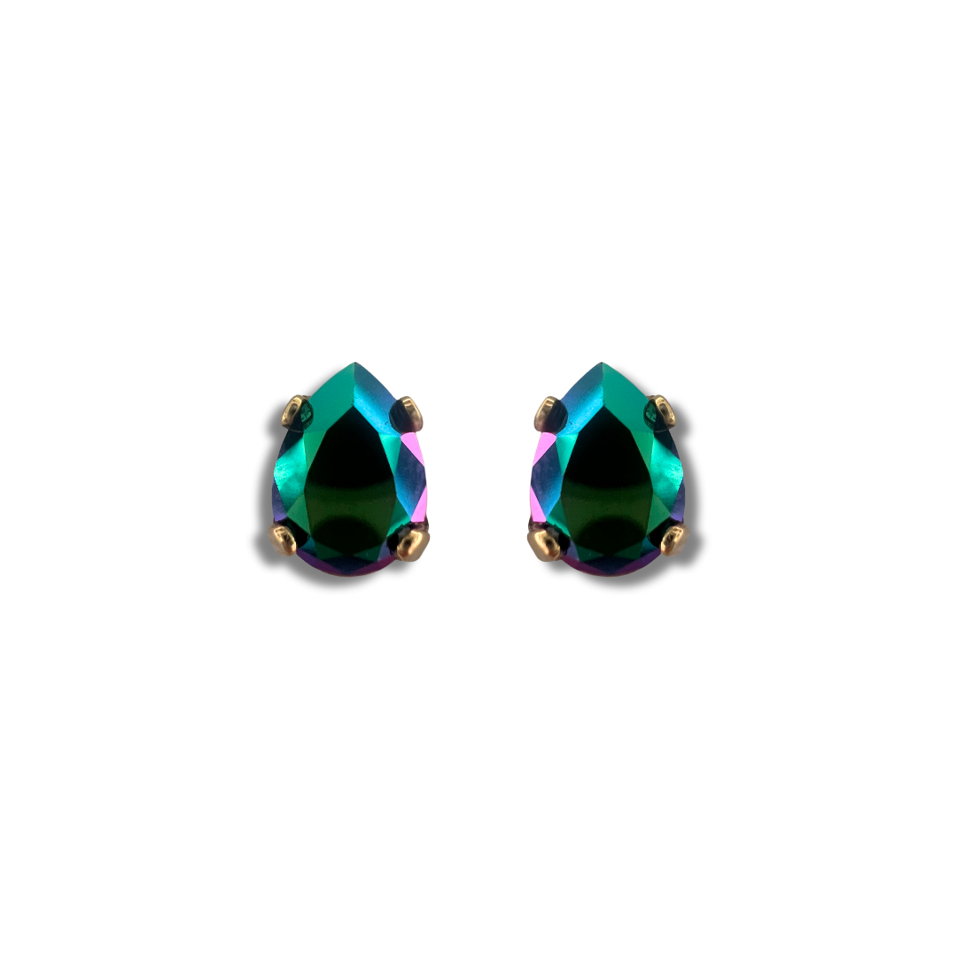 PEAR STUD EARRINGS | SCARABAEUS