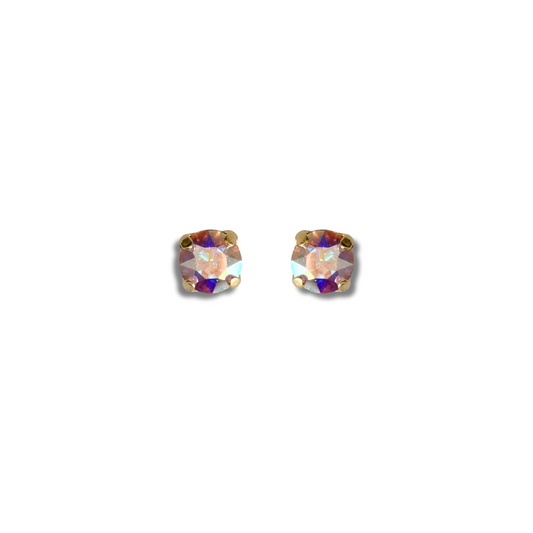 ROUND SMALL STUD EARRINGS | SHIMMER