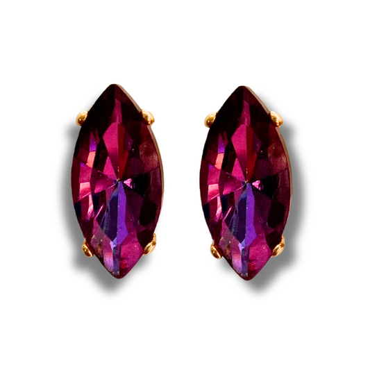 NAVETTE STUD EARRINGS | MALIBU