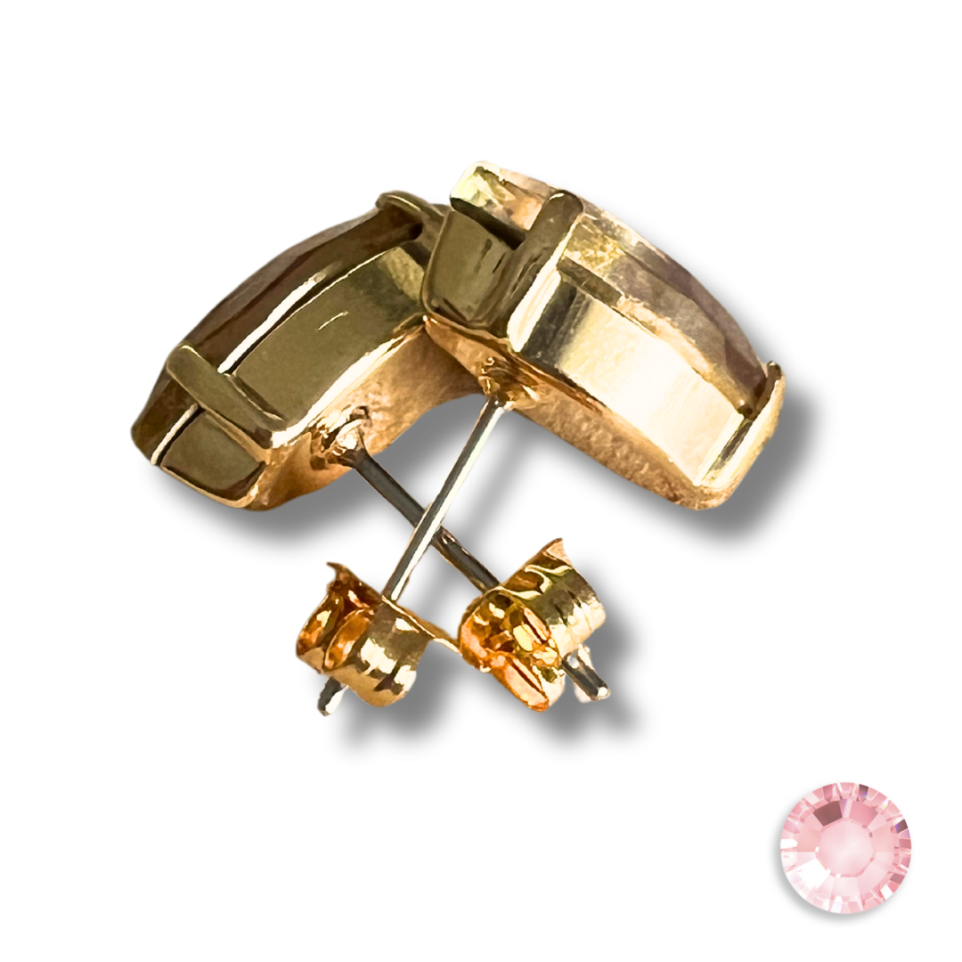 OVAL STUD EARRINGS | MARSHMALLOW