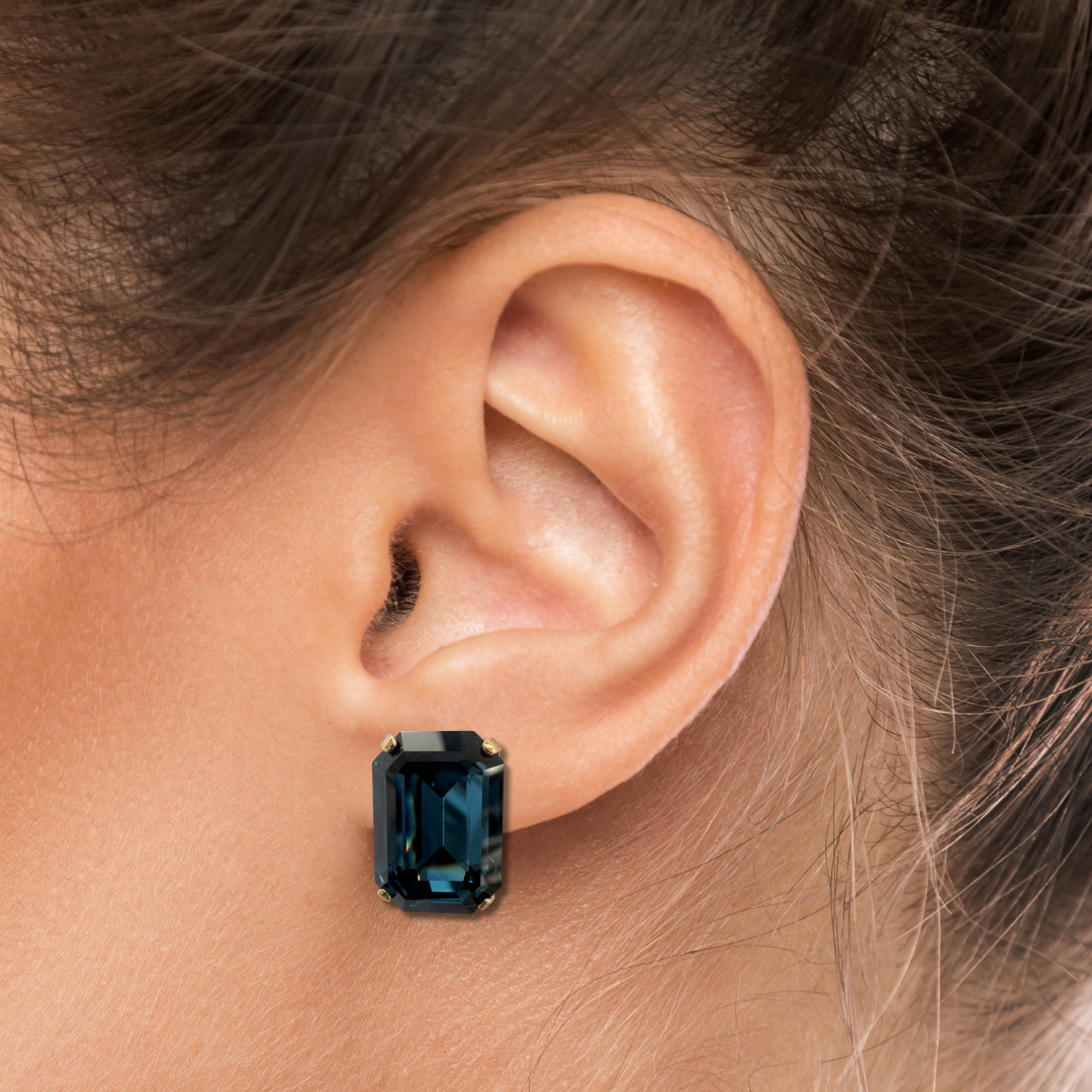 OCTAGON STUD EARRINGS | MONTANA